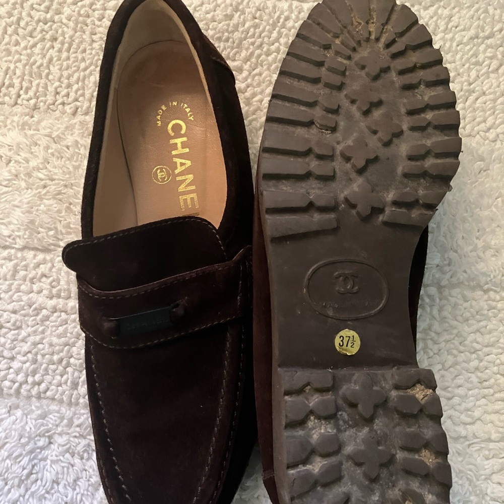 CHANEL Brown Loafers - Picture 5 of 6